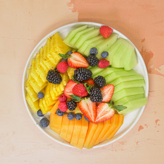 Sliced Fruit Platter for Two