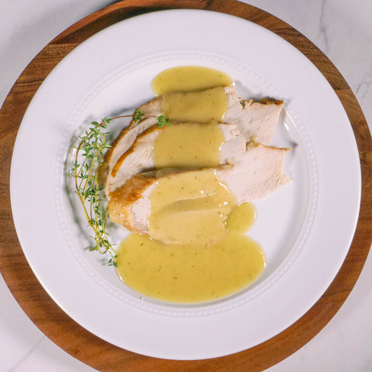 Roasted Turkey Breast with Herb Gravy