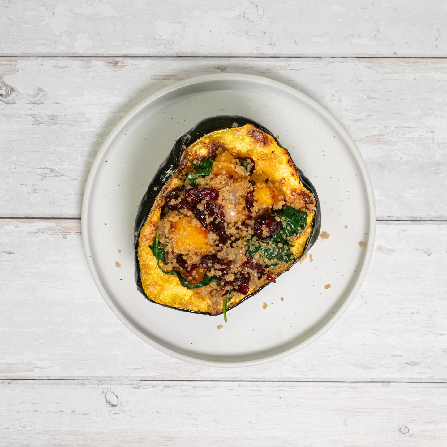 Vegetarian Stuffed Acorn Squash