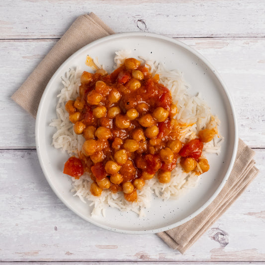 Chana Masala with Rice